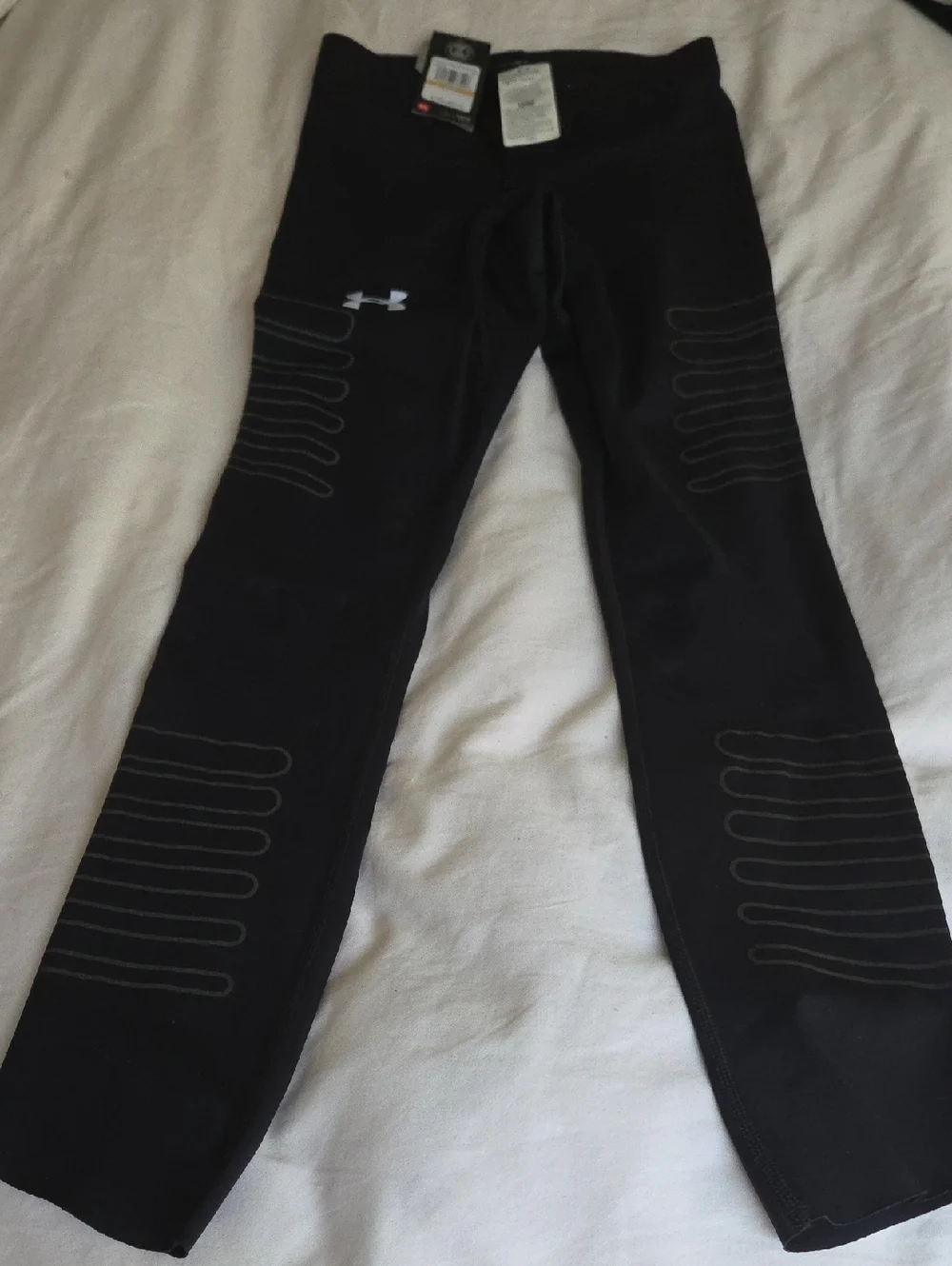Under Armour Heatgear Compression Tights.  Men's Small - Picture 2 of 5